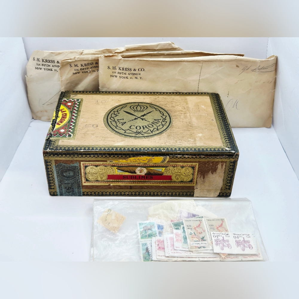 HUGE Lot Of Vintage Stamps Mid Century Both Used And Unused
